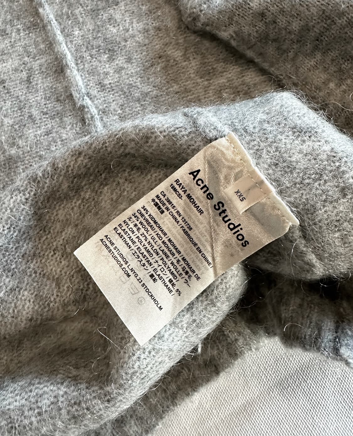 Acne Studios raya mohair cardigan 상품이미지10