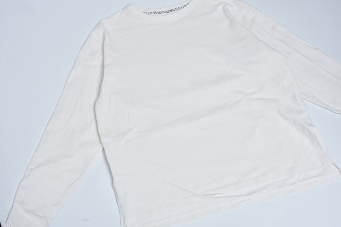 넘버나인 NUMBER NINE 음표 플레인 롱슬리브 트임 긴팔티 N330 상품이미지6