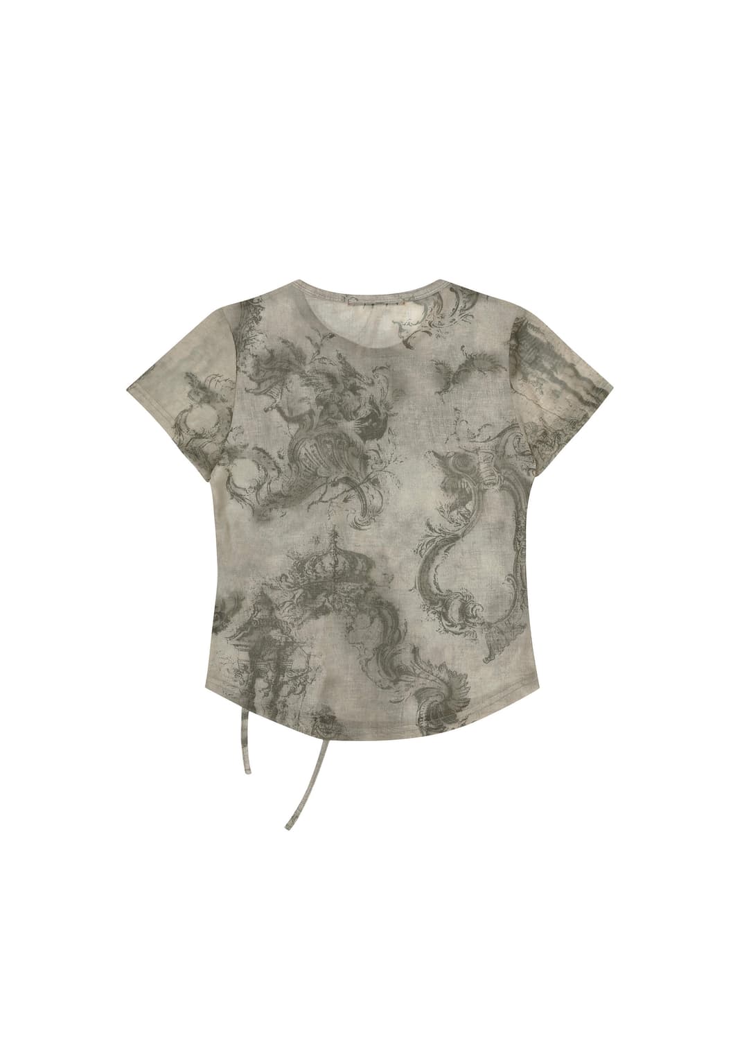 보헤미안서울 레이스업 하프 슬리브 베이지 상품이미지5