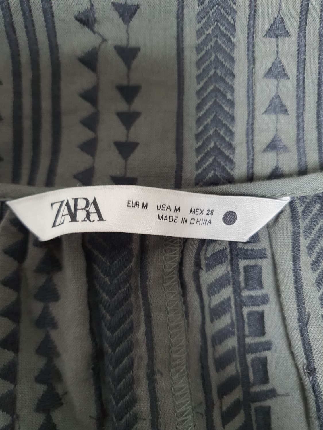 Zara 자라 에스닉 자수 테슬 블라우스 m or s~m 상품이미지5