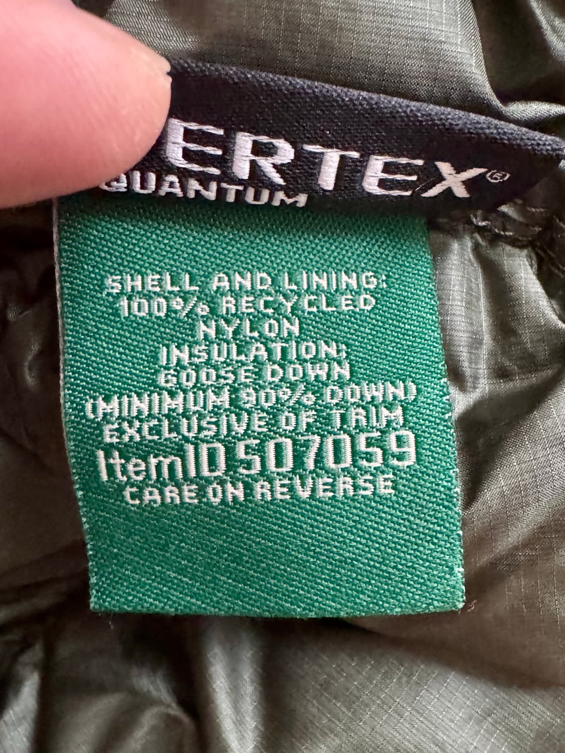 [XL] 엘엘빈 울트라라이트 패커블 FP850 퍼텍스 구스다운 상품이미지7