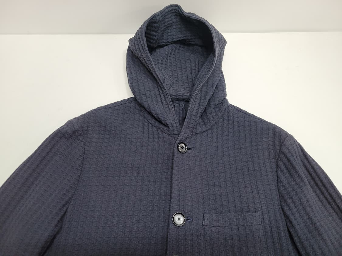 ARMANI 엠포리오 아르마니 후드 캐주얼 자켓 / 남 100 다크네이비 상품이미지3