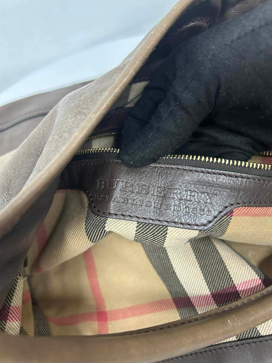 버버리 빈티지 레더 숄더백 토트백 상품이미지6
