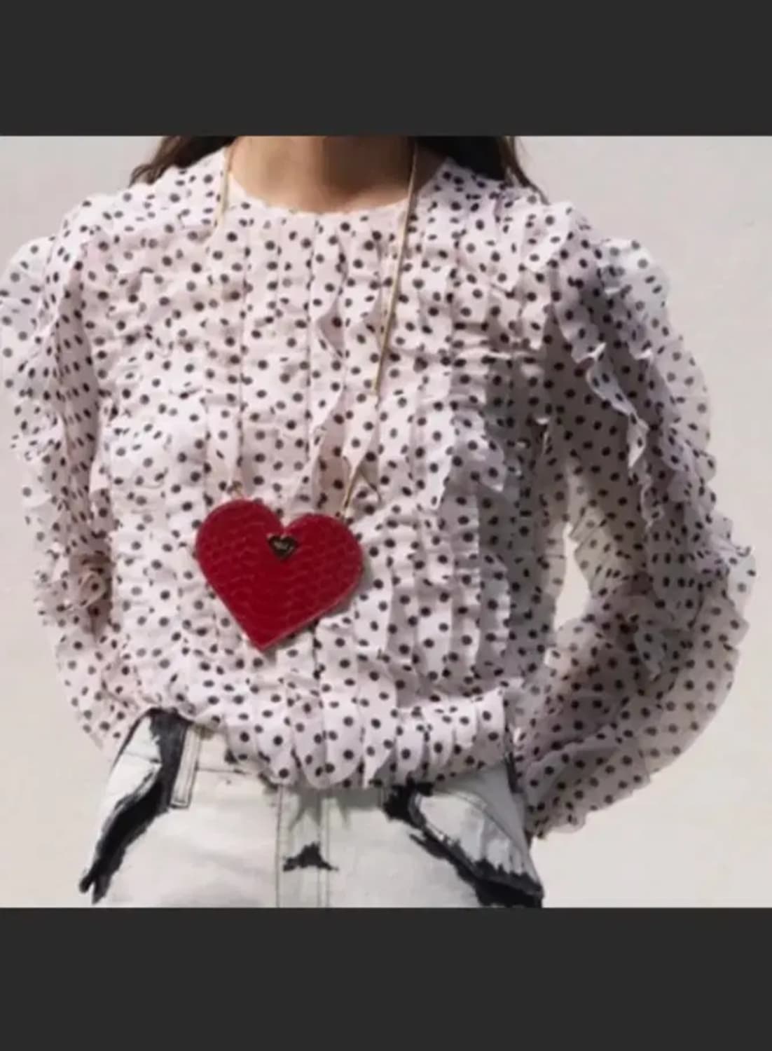 [36/미착용] 지암바티스타발리 x H&M 콜라보 블라우스  상품이미지1