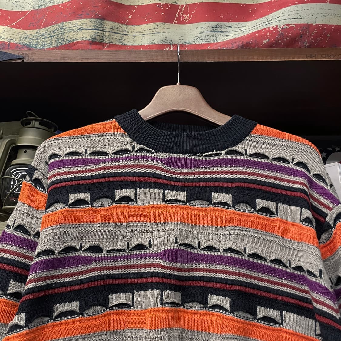 빈티지 3D 케이블 쿠지 스타일 니트 스웨터 N32 상품이미지3