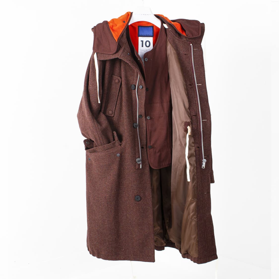 도큐먼트 울 파카 겨울 오버사이즈 코트 M 판매 상품이미지6