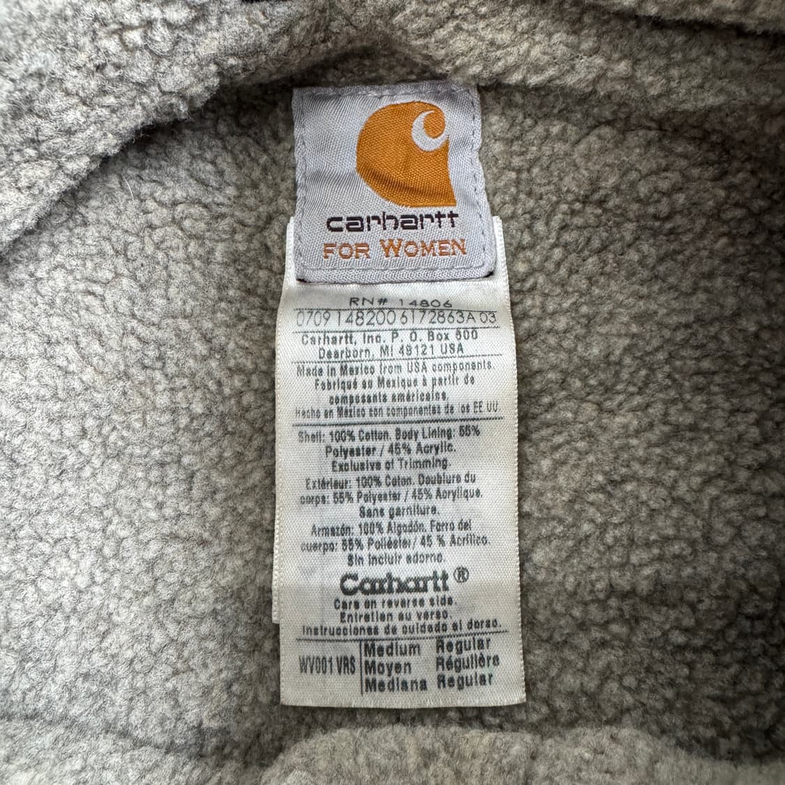 칼하트 OG 핑크 덕캔버스 워크 베스트 조끼 상품이미지7