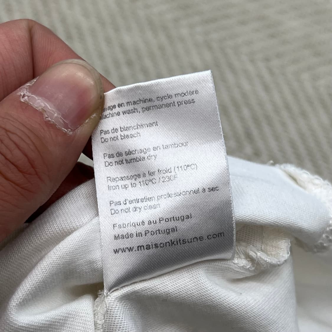 메종키츠네 빅로고 반팔티 r3612  상품이미지7