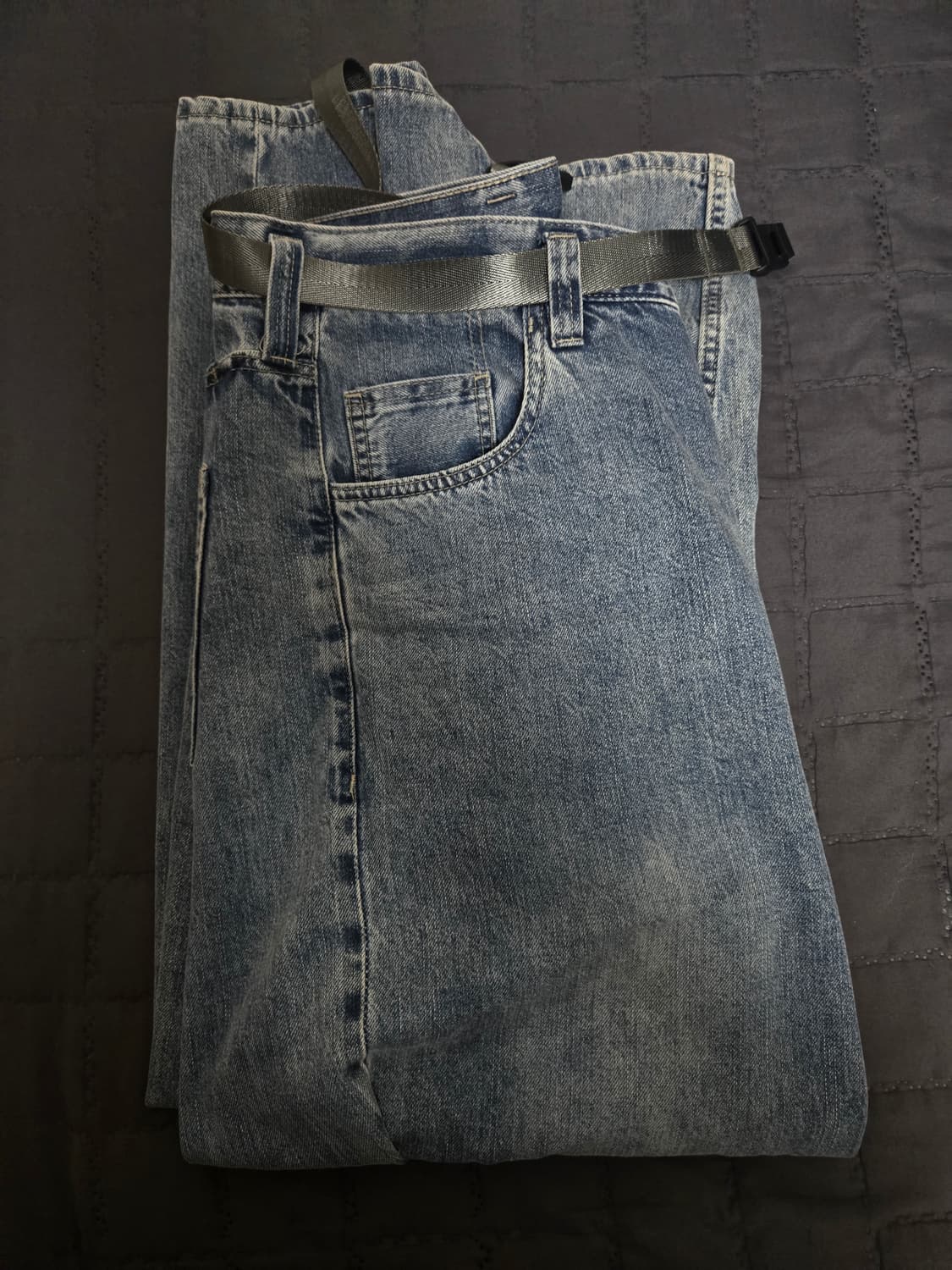 [25ss] 모이프 벨티드 6P 데님 3(L)사이즈 상품이미지2
