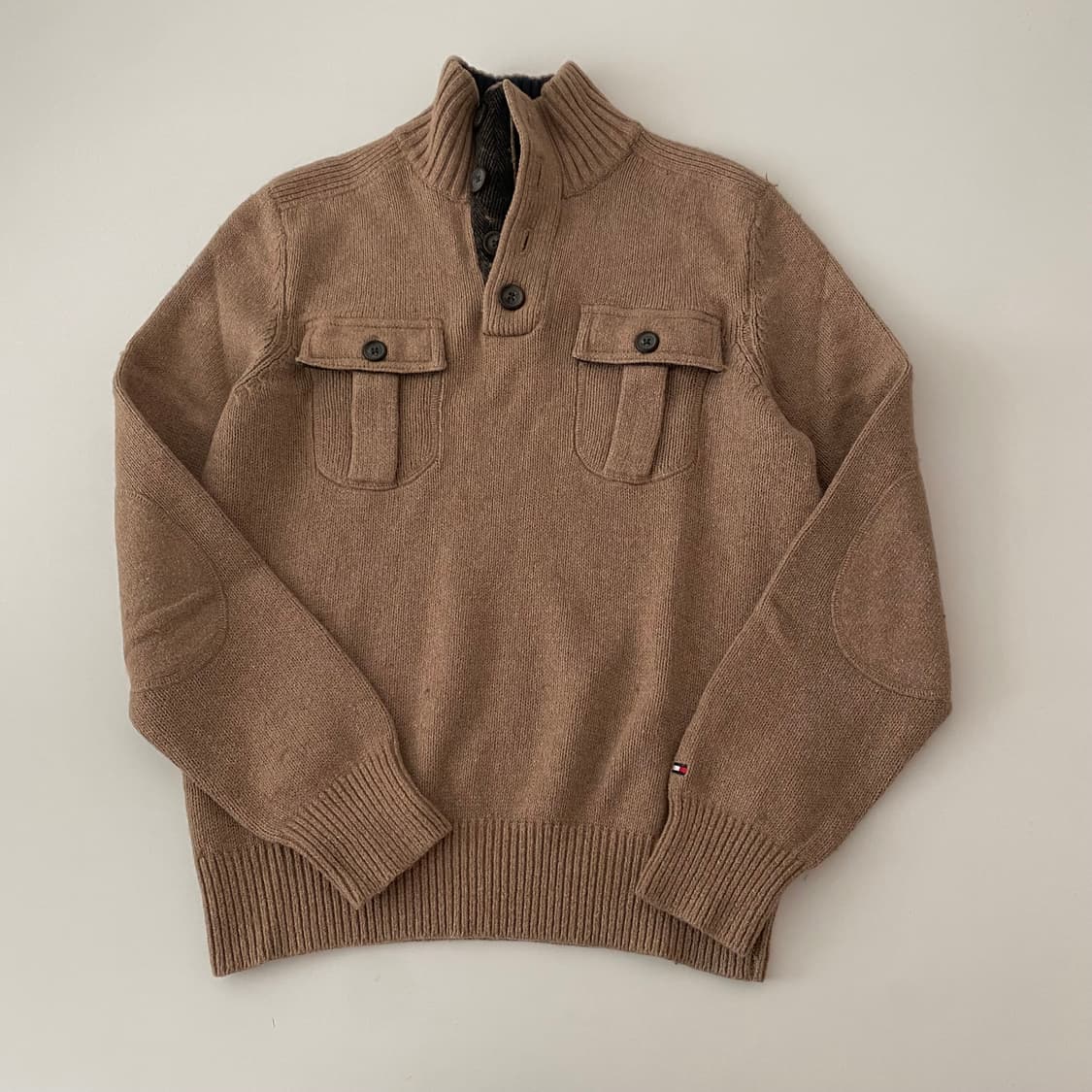 S) 타미힐피거반집업니트 A1008 상품이미지3