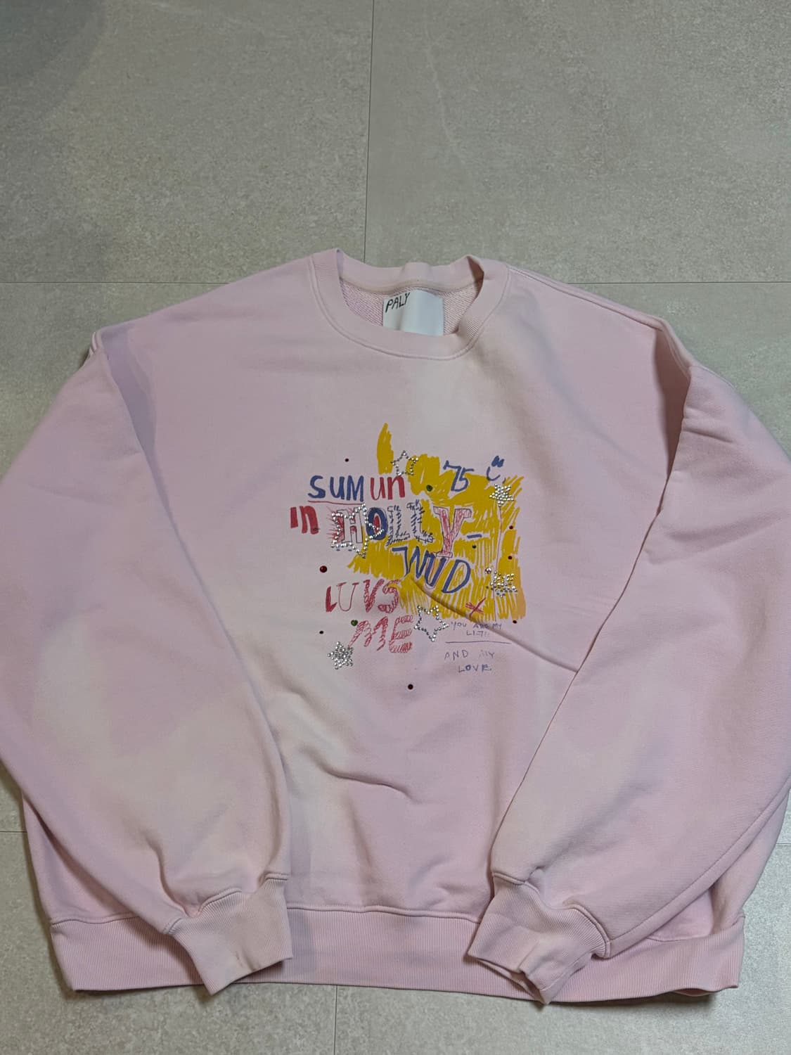 팔리 비즈 맨투맨 XL 상품이미지1