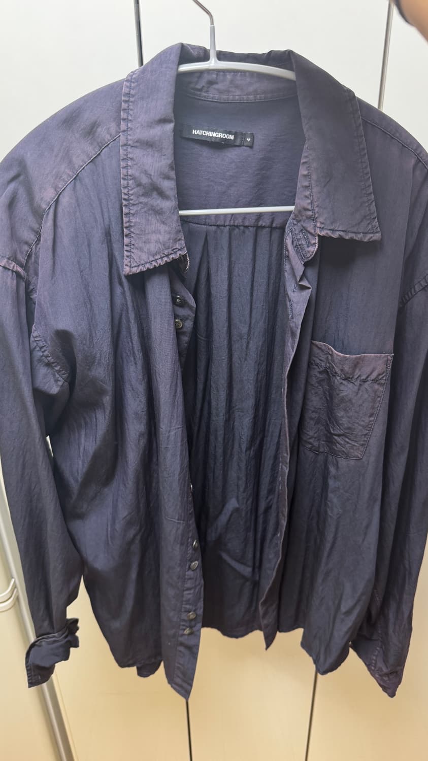 해칭룸 라나셔츠 네이비 사이즈4 상품이미지2