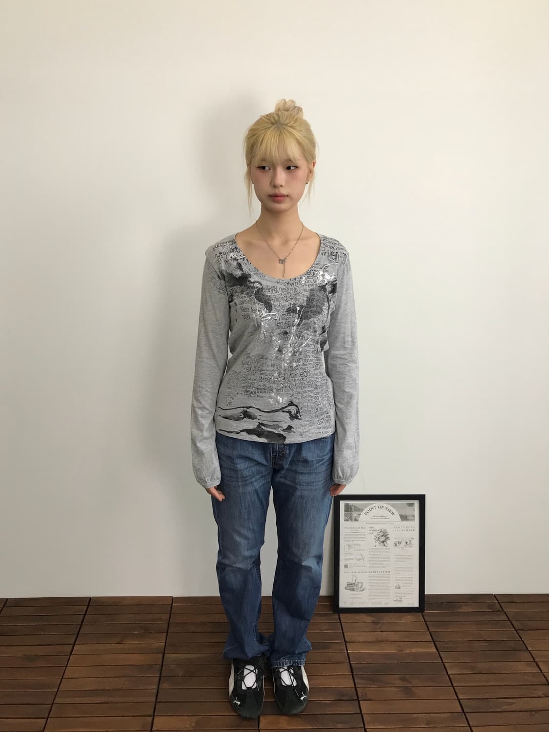 Calvin Klein Jeans Graphic Long Sleeve 상품이미지1