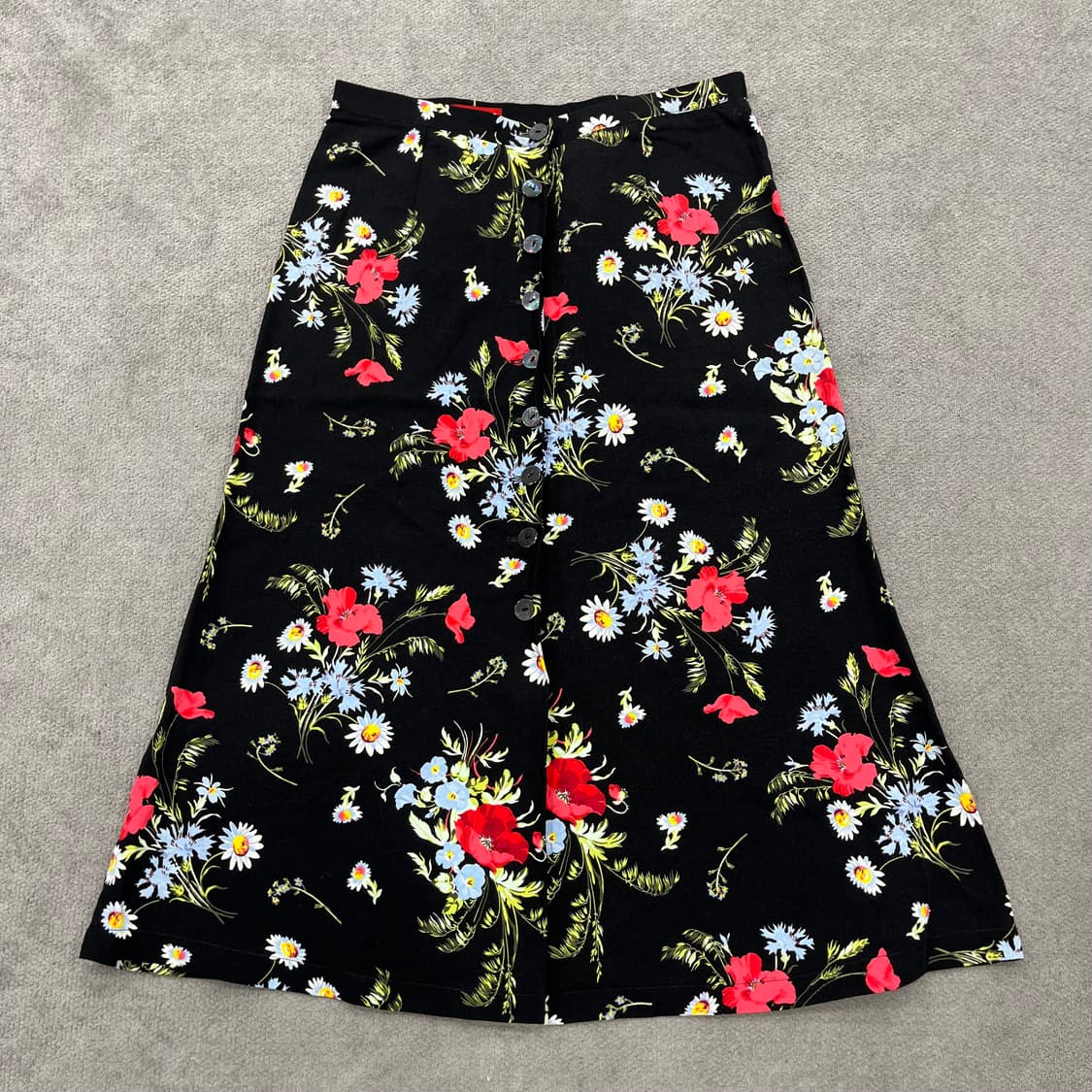 36 겐조 플라워 패턴 롱스커트 상품이미지1