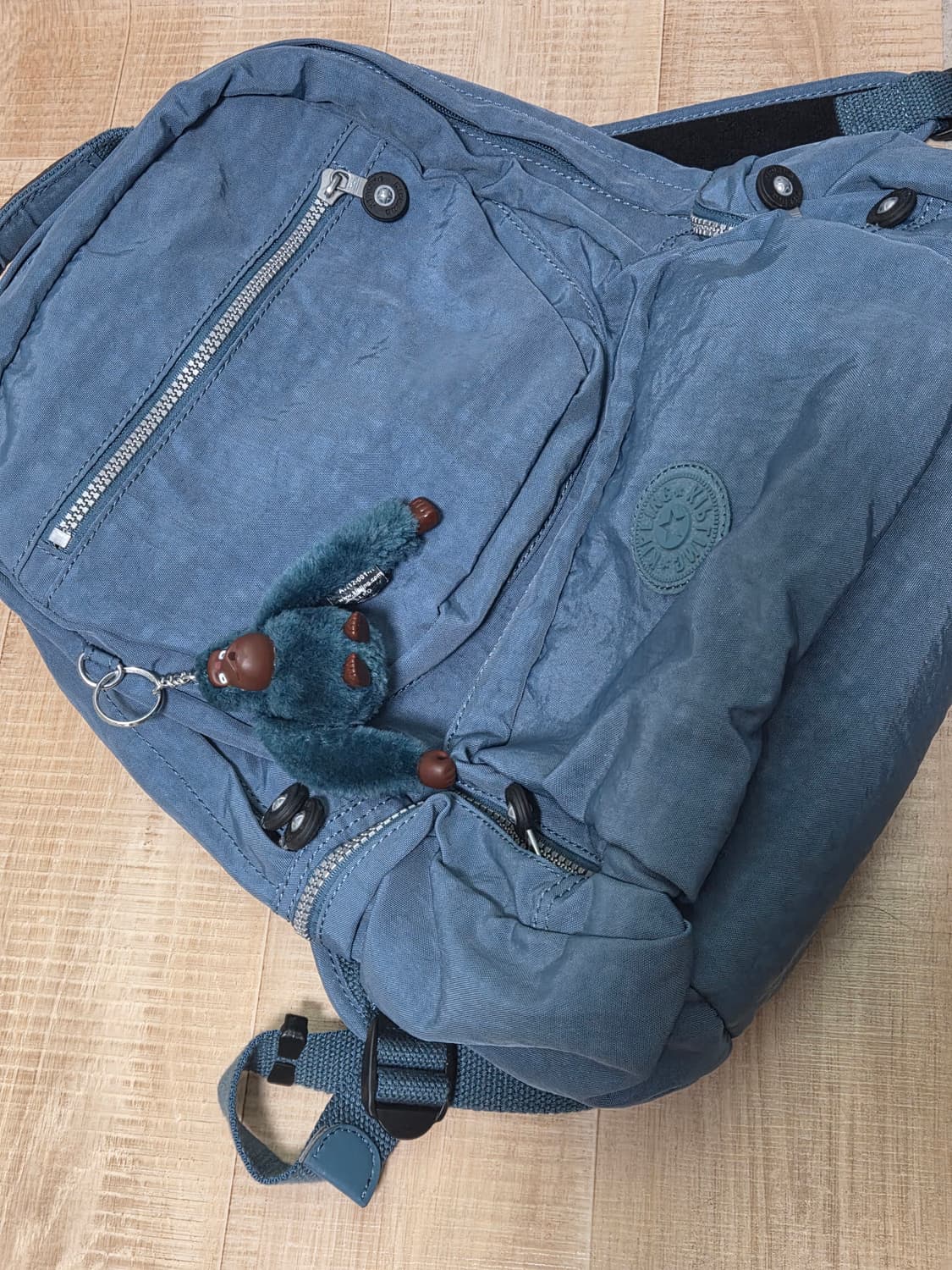 청록 키플링 백팩 키링 포함 하구미 모리 러힙 상품이미지1