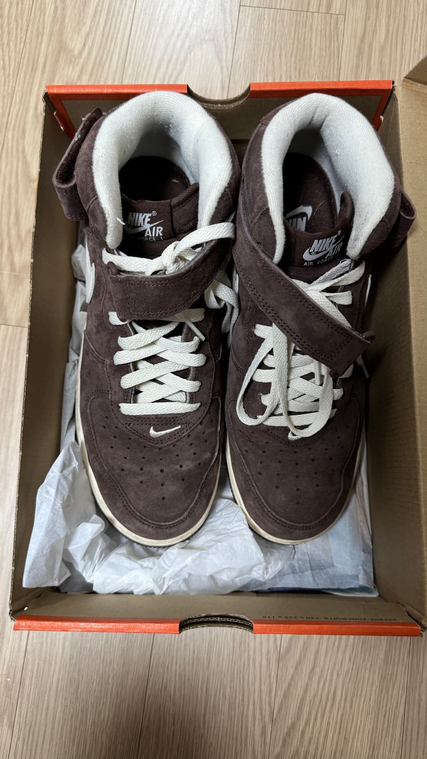 나이키 에어포스 1 미드 '07 QS 초콜릿 275사이즈  상품이미지2