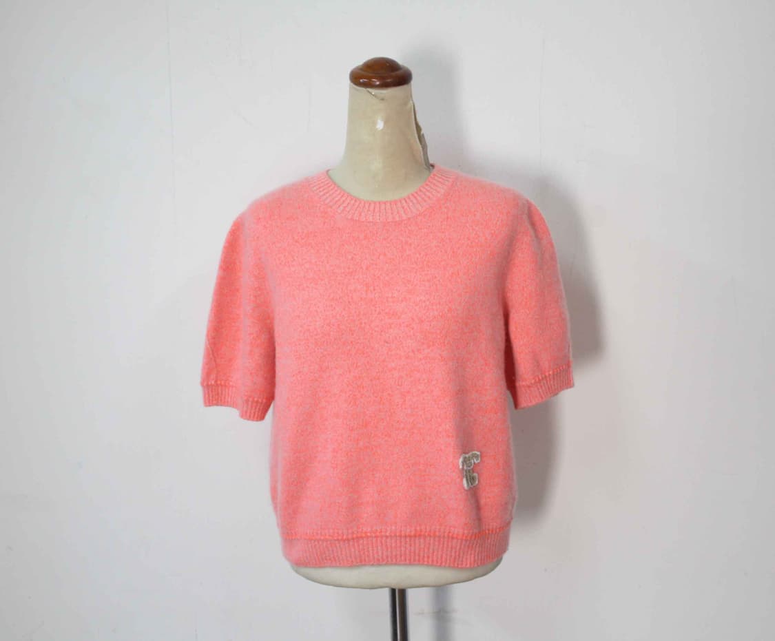 N-10408/타임 매장판 여성용 캐시미어혼방 반팔 니트 90 상품이미지1