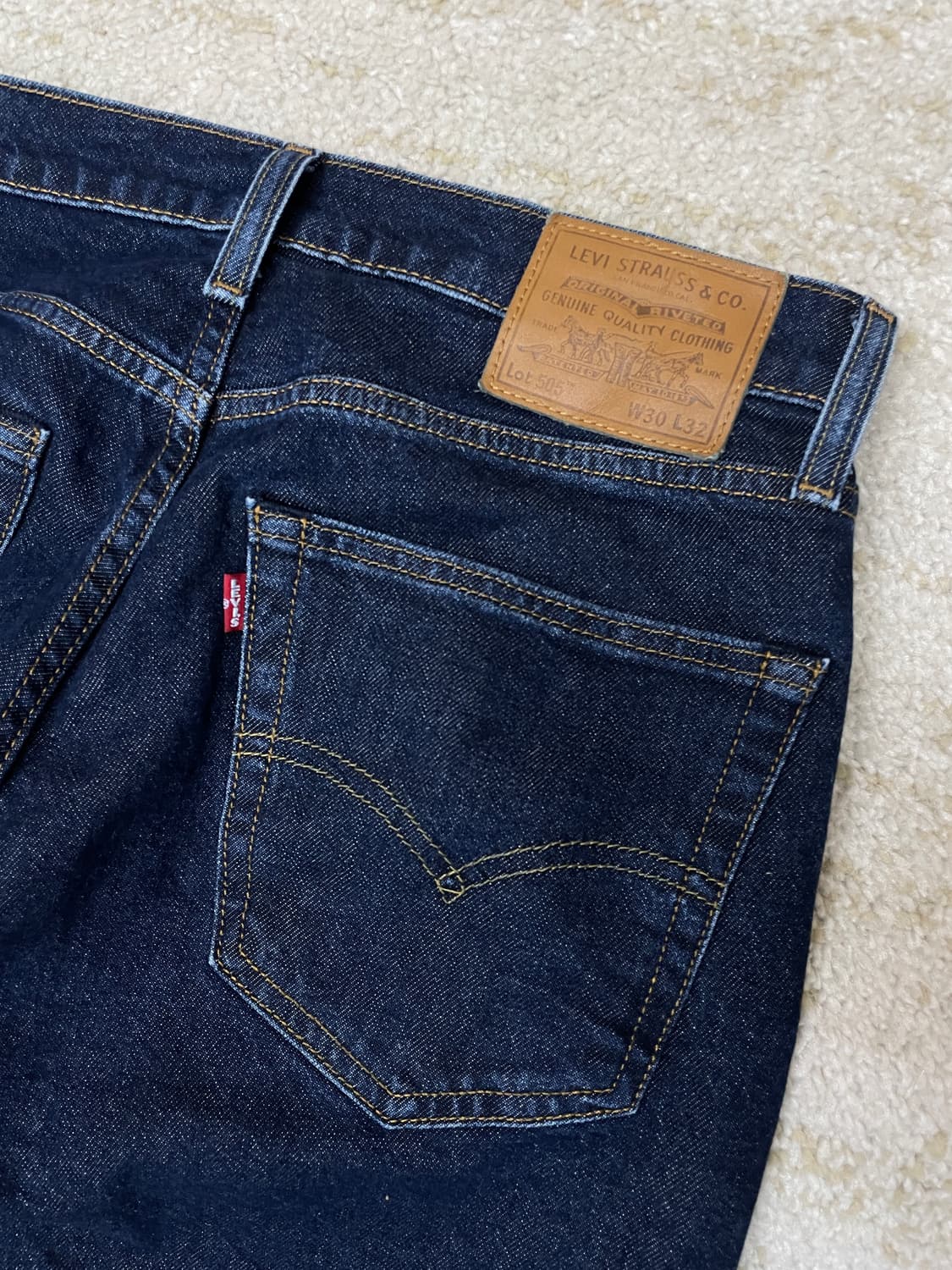 [30x32] 리바이스 프리미엄 505 Levis 레귤러 청바지 데님 상품이미지4