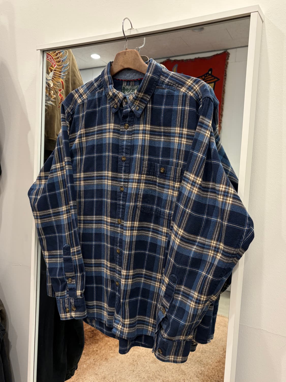 00s Woolrich 울리치 플란넬 체크 셔츠 상품이미지1