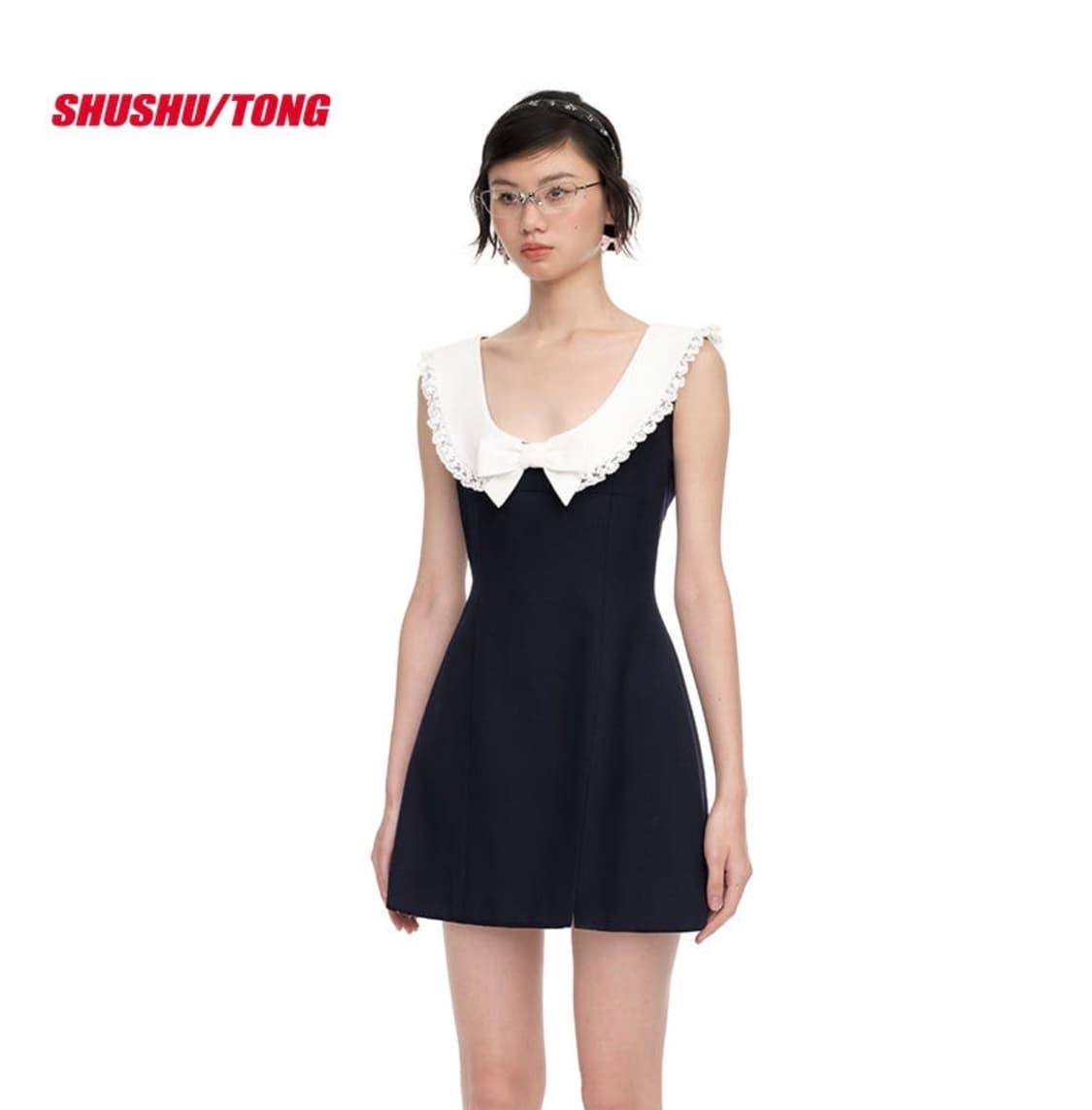 슈슈통 원피스 네이비 상품이미지1