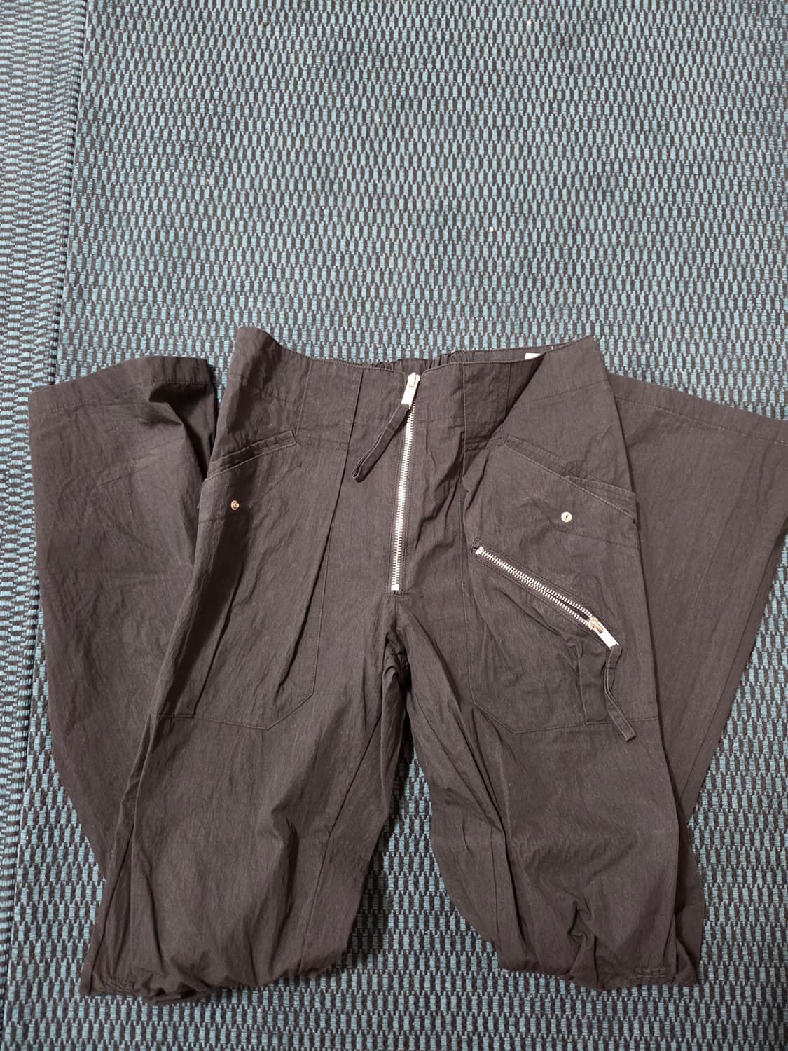 나체 지퍼 팬츠 블랙 1사이즈 상품이미지3