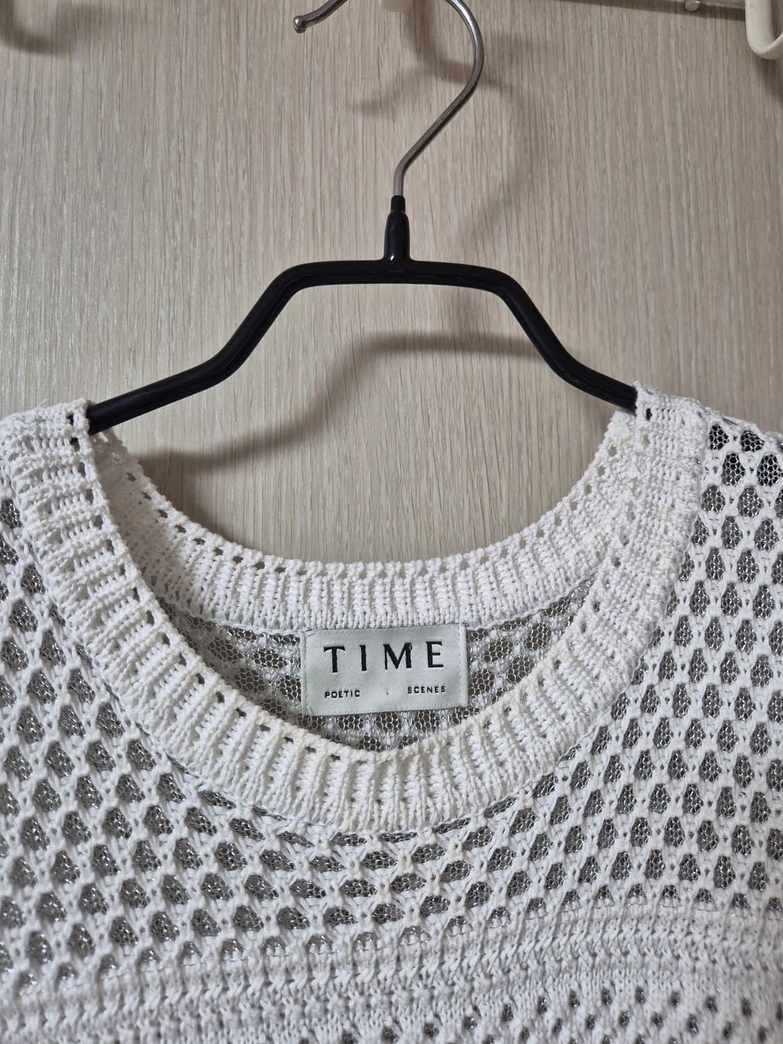 (23년) 타임 TIME  니트원피드 펀칭 민소매드레스  상품이미지5