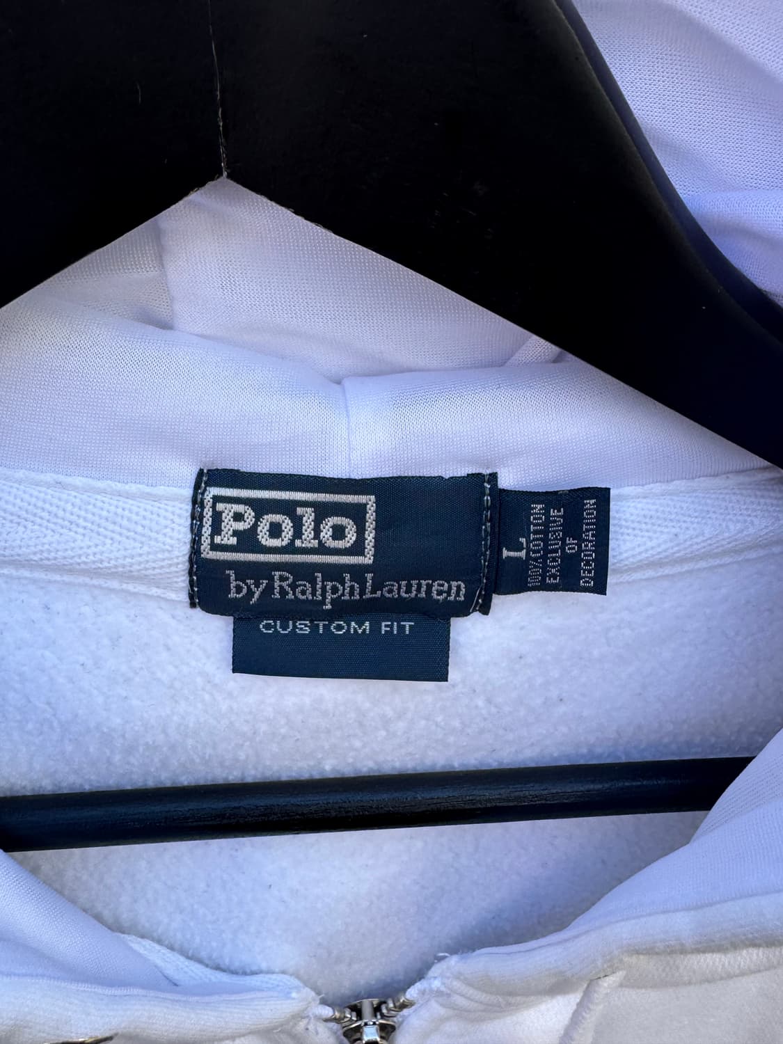 폴로랄프로렌 빅포니 화이트 후드집업 (2) 상품이미지3