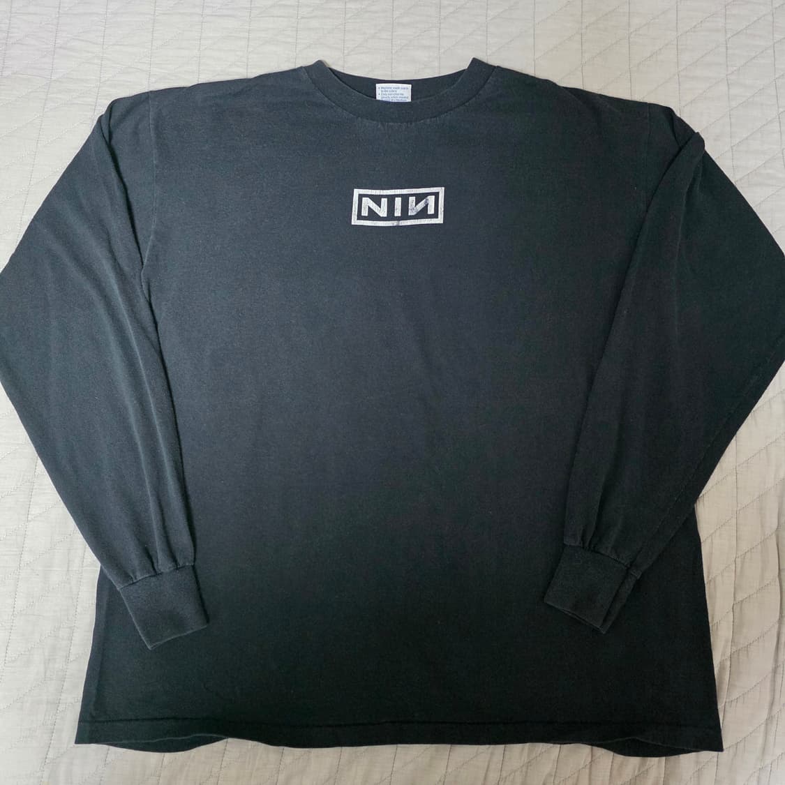 [XL] 90s 나인인치네일스 DOWNWARD 빈티지 밴드티 롱슬리브 상품이미지4