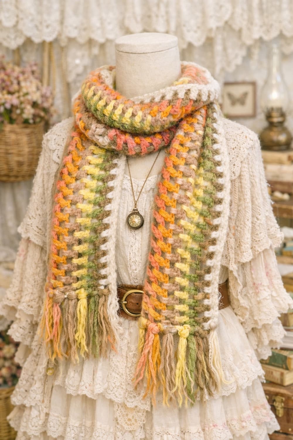 가을숲 파스텔 머플러  상품이미지1