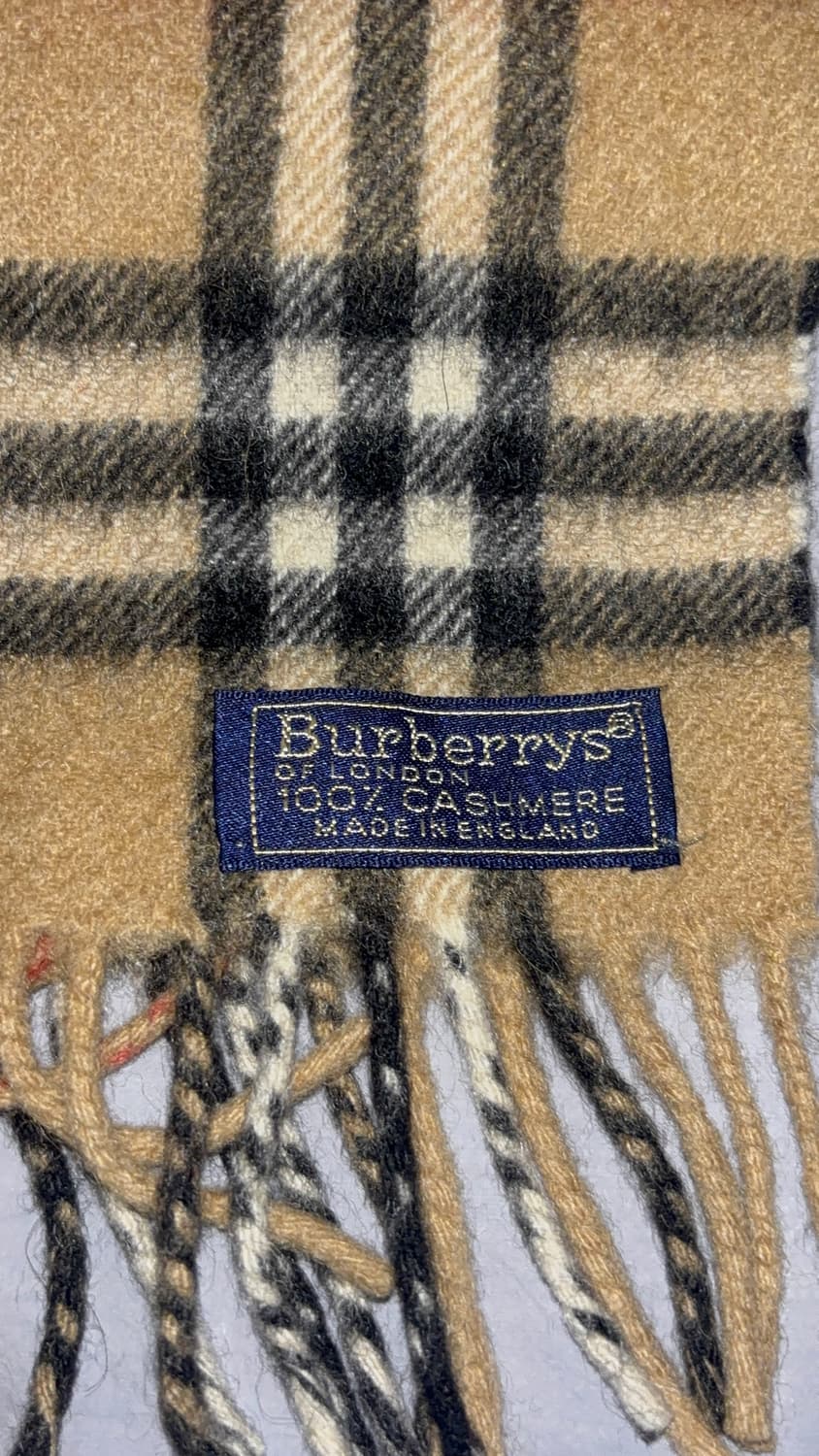 버버리 머플러 100%케시미어 급처 상품이미지1