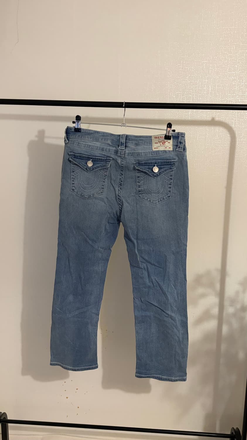 [True Religion] 00’s 빈티지 라이트워시 부츠컷 데님 상품이미지2