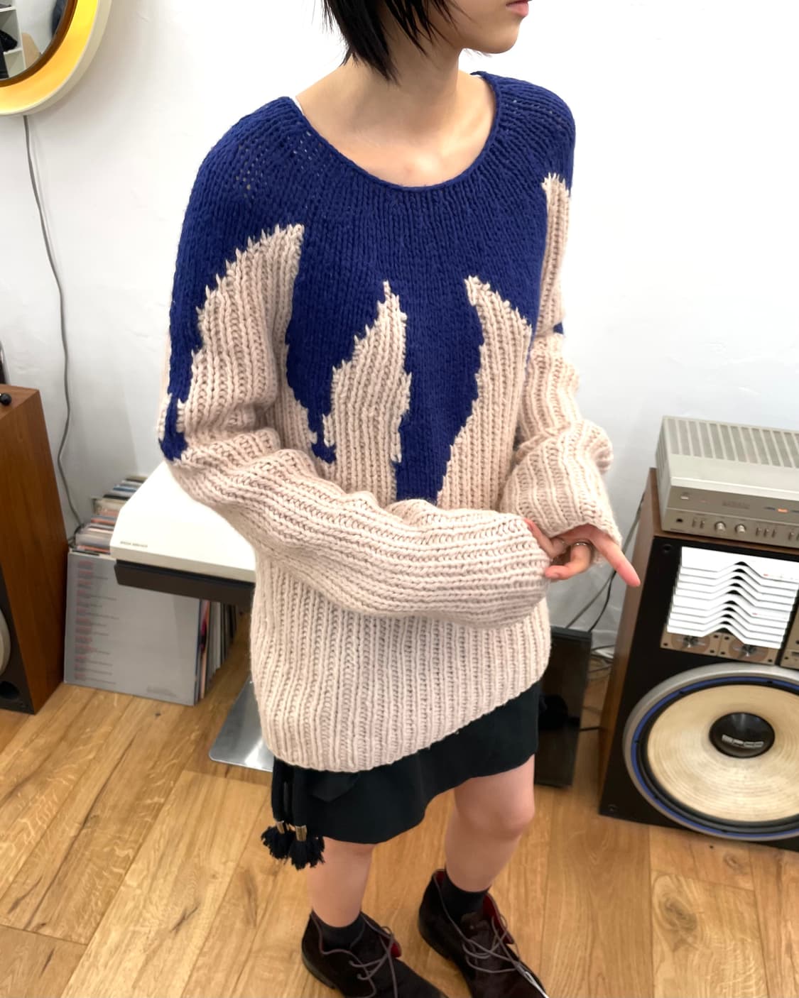 [S] 엔할리우드 니트 스웨터 상품이미지2