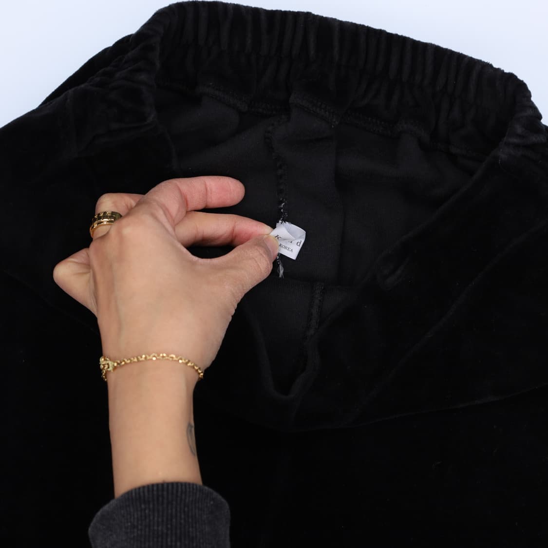 [55정도] 여성 빈티지 코듀로이 밴딩 와이드팬츠 1104HR2 상품이미지4