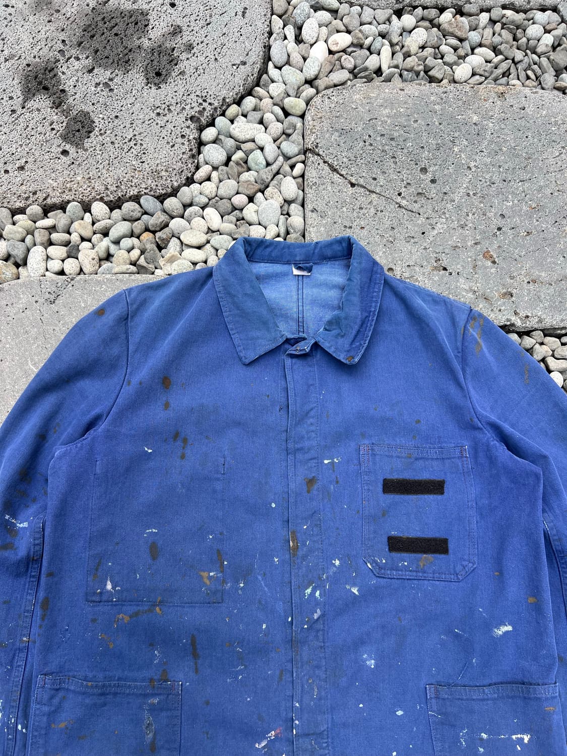 OLD VINTAGE PAINTED DENIM 데님프렌치워크자켓 상품이미지6