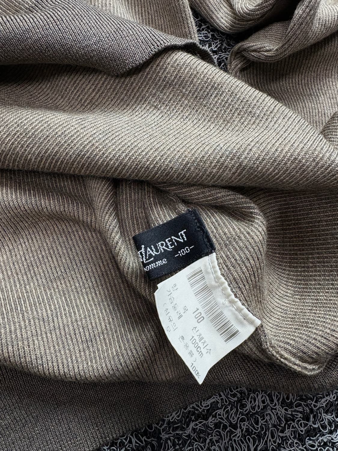 90s YSL입생로랑 자수로고 아카이브 미니멀 니트 2315 상품이미지4