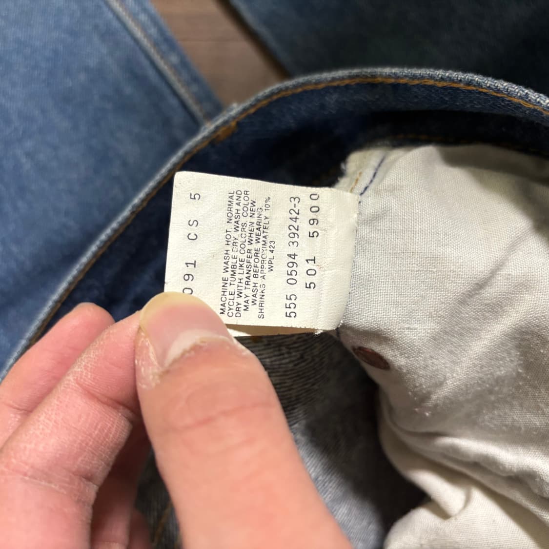 90s USA 빈티지 리바이스 501 28 상품이미지4