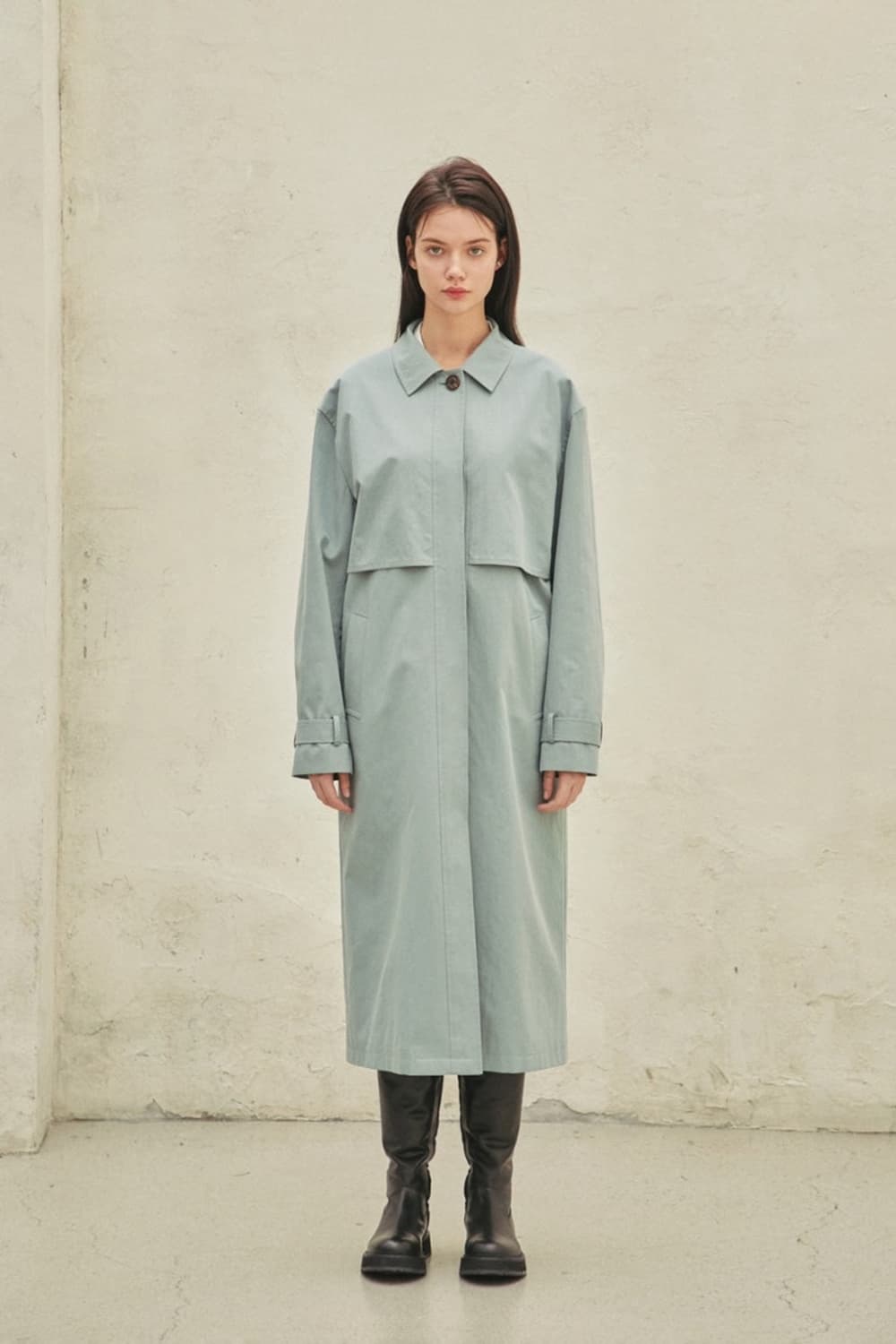 아비에무아 터쿼이즈 트렌치코트 상품이미지6