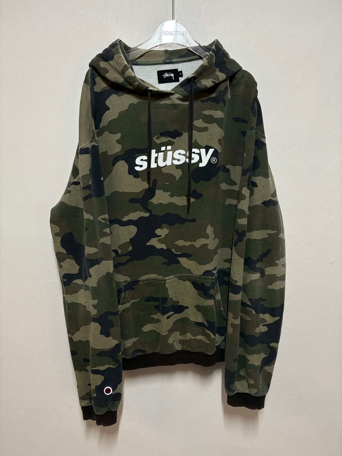 [XL] OLD STUSSY CAMO HOODIE 상품이미지1