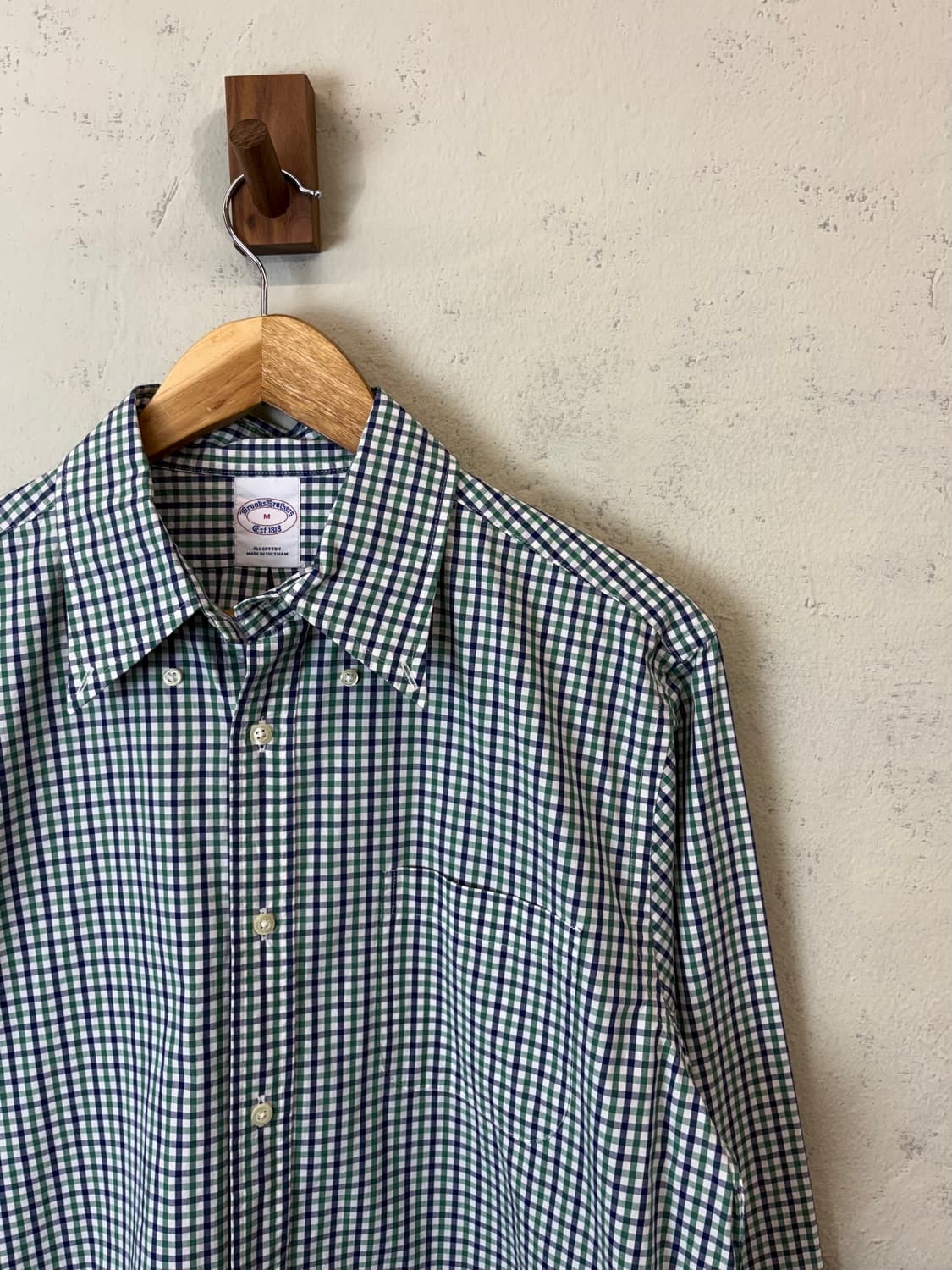 브룩스브라더스 빈티지 체크 셔츠 상품이미지2