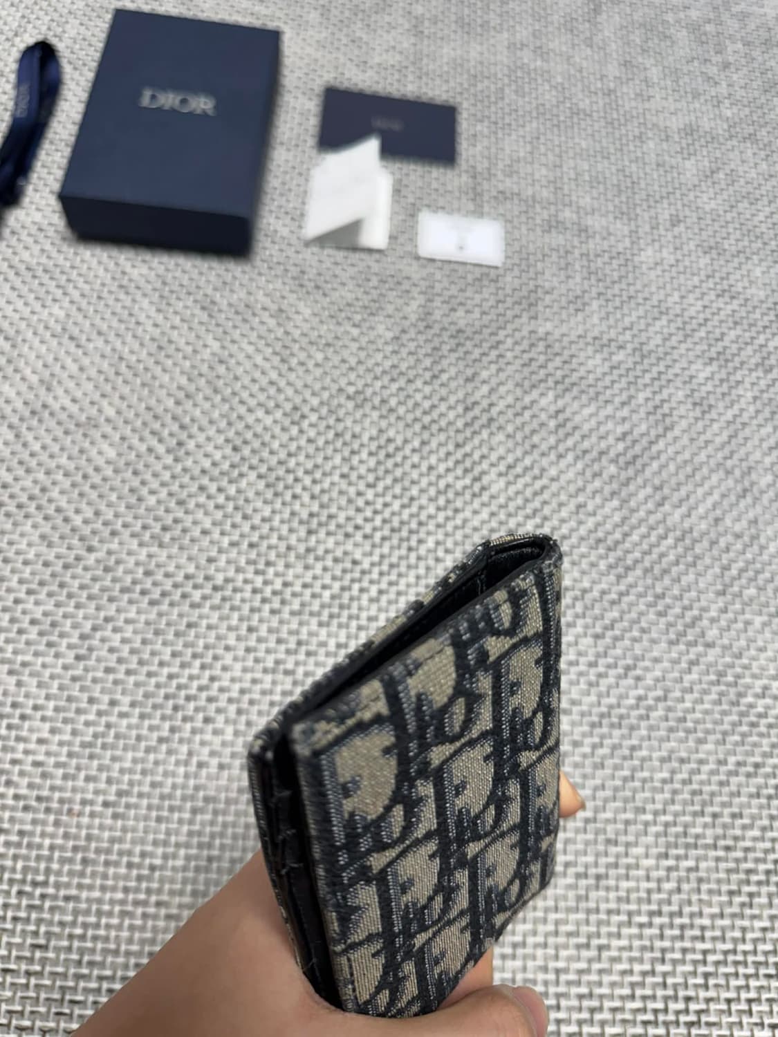 디올 오블리크 카드지갑 오거나이저 상품이미지8