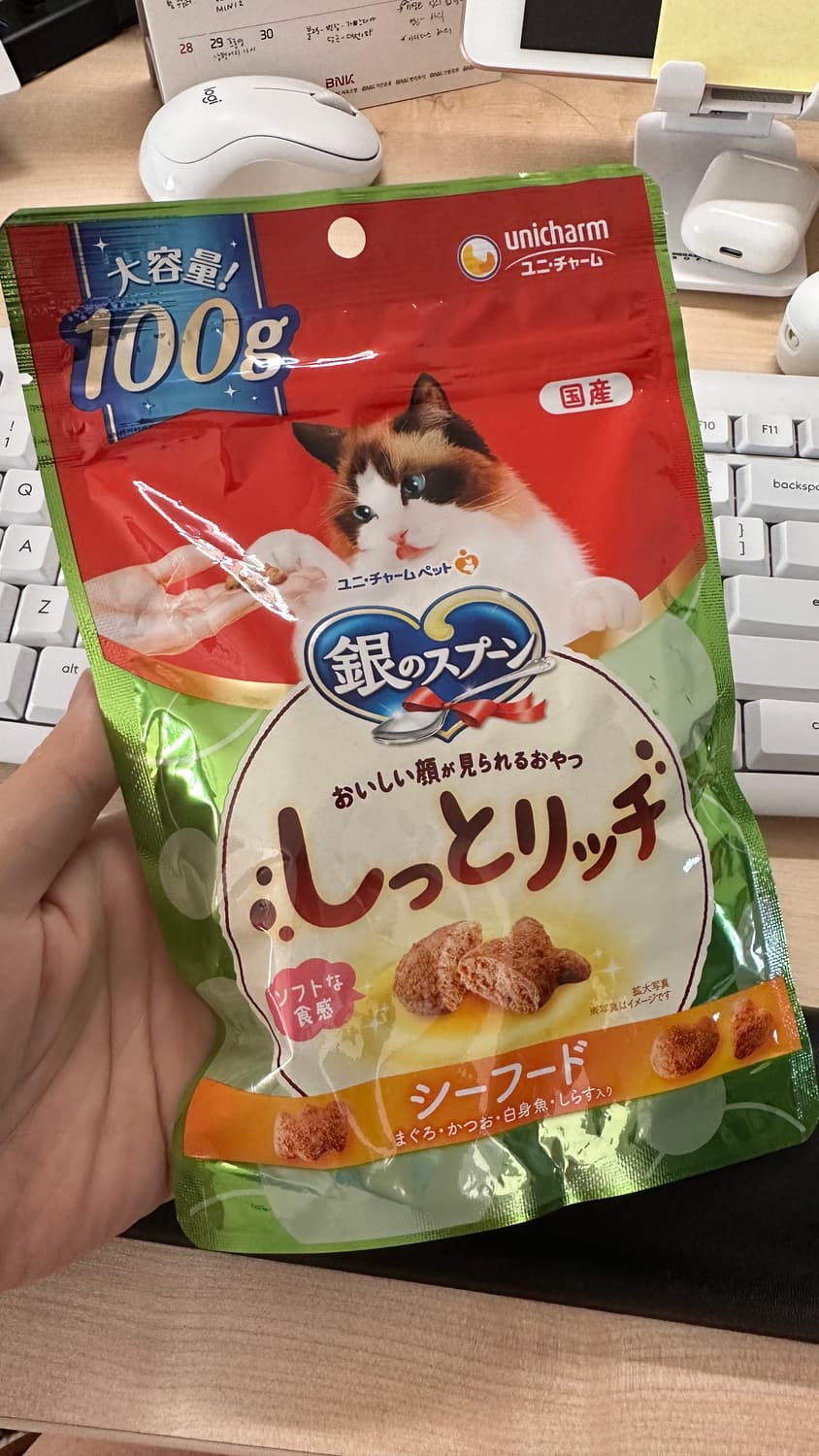 고양이 간식 유니참 100g 상품이미지1