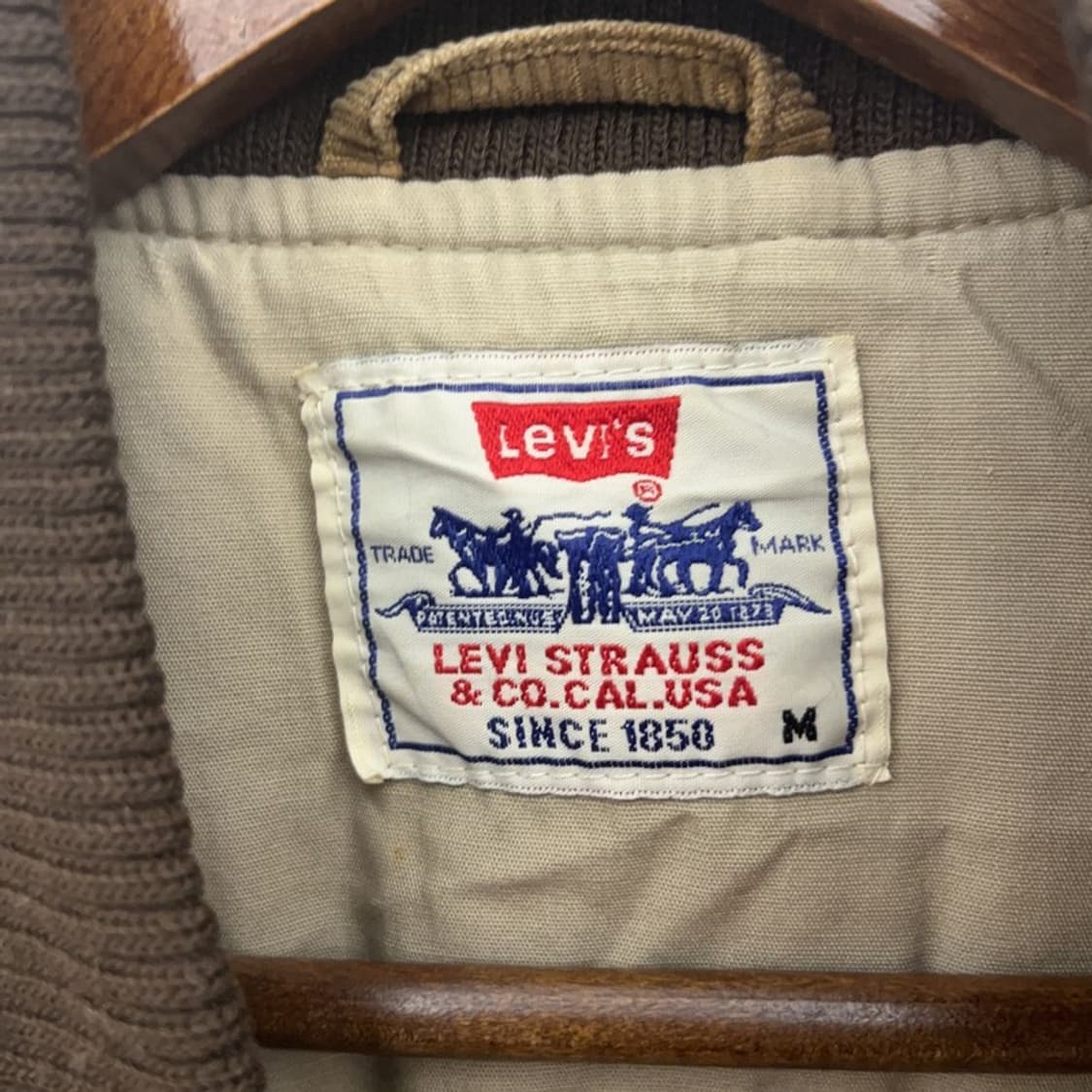 리바이스 빈티지 모던 캐주얼 코듀로이 골덴 패딩조끼 M C08806 상품이미지5