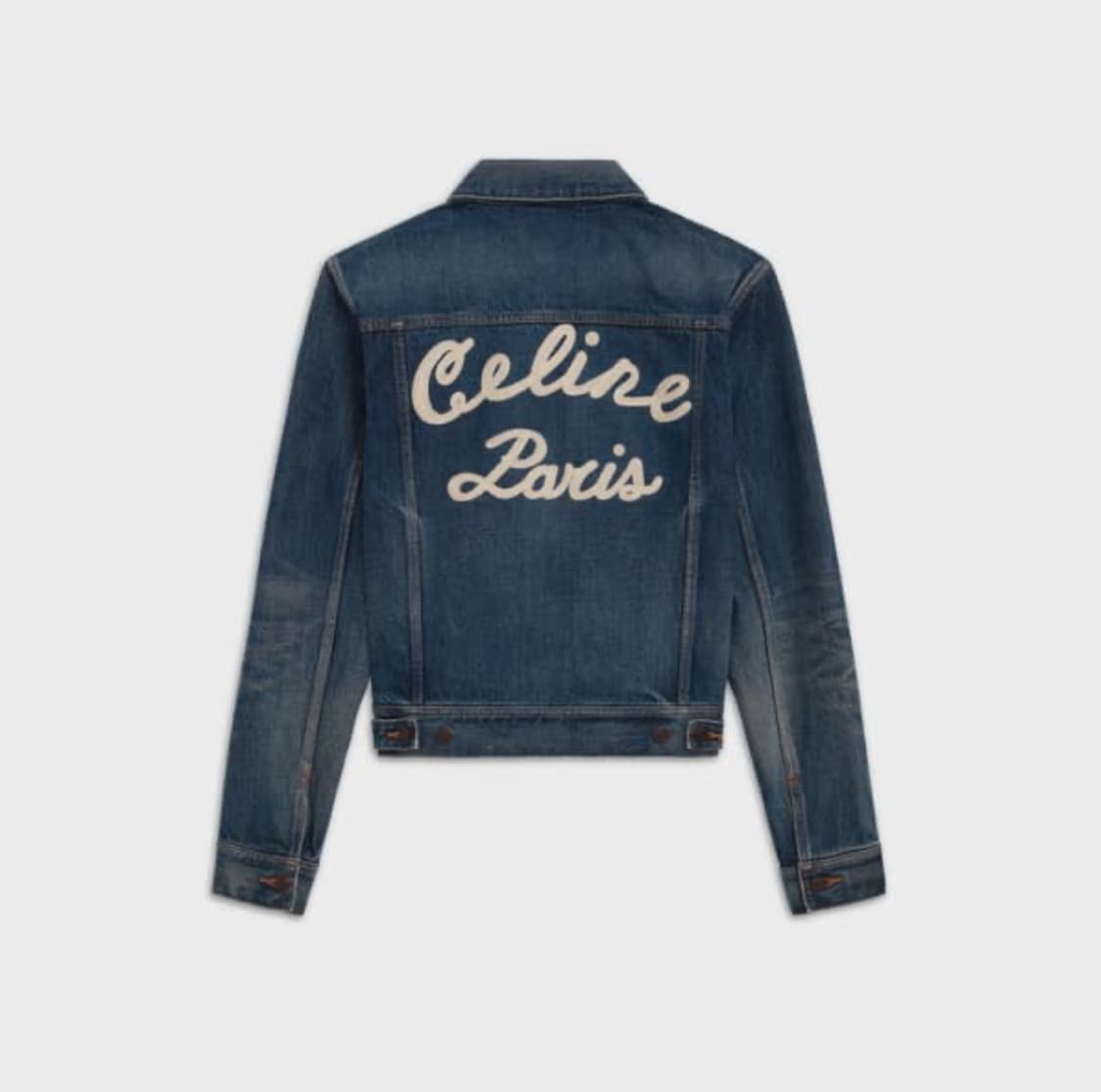 셀린느 데님 트러커 로고 자켓 M 상품이미지1