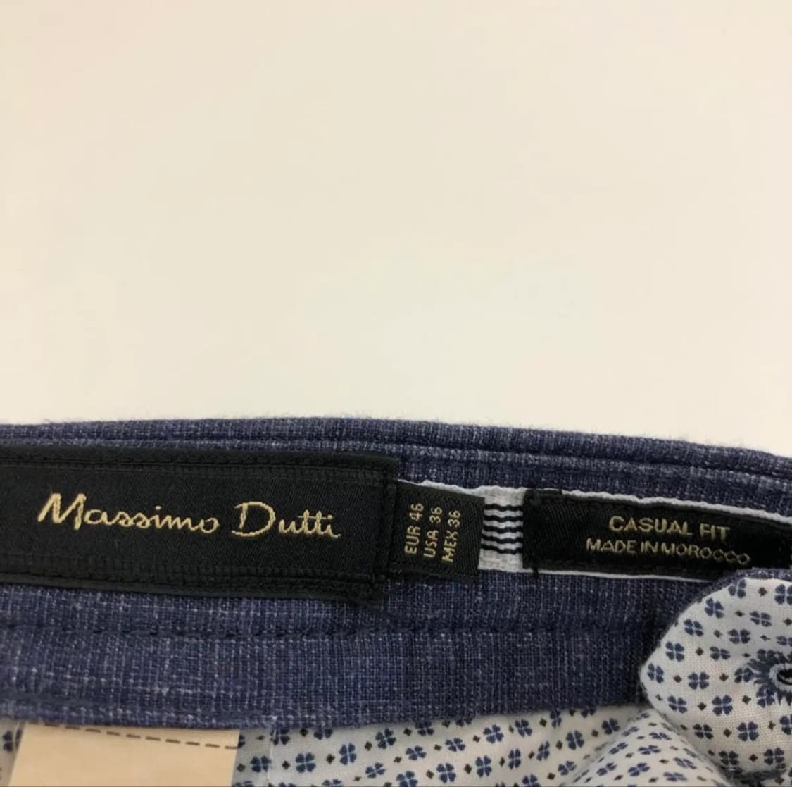 마시모두띠 린넨 Casual Fit Navy 팬츠 EU46 (US 36) 상품이미지5