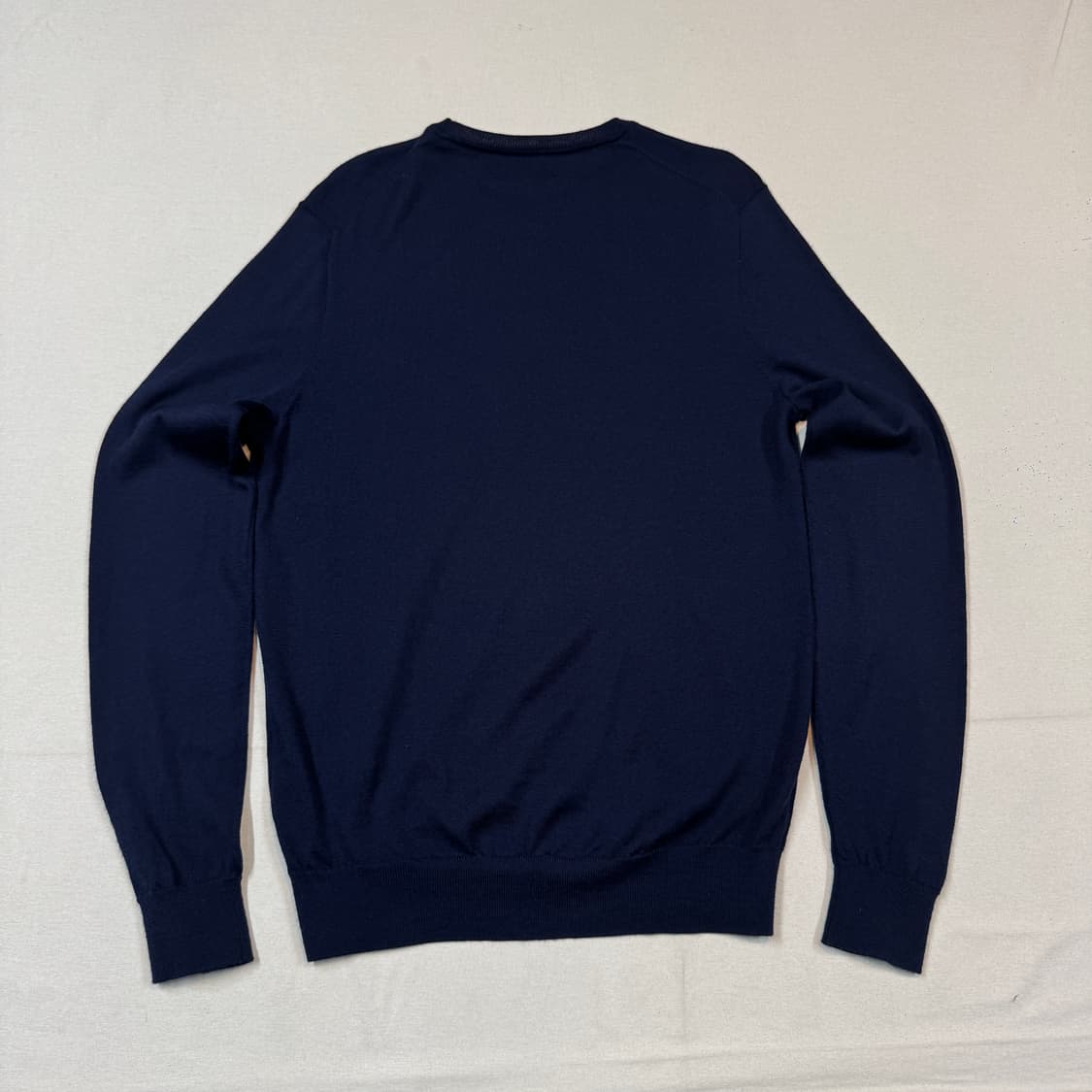 M) 폴로 랄프로렌 네이비 워셔블 메리노 울 라운드넥 니트 상품이미지5