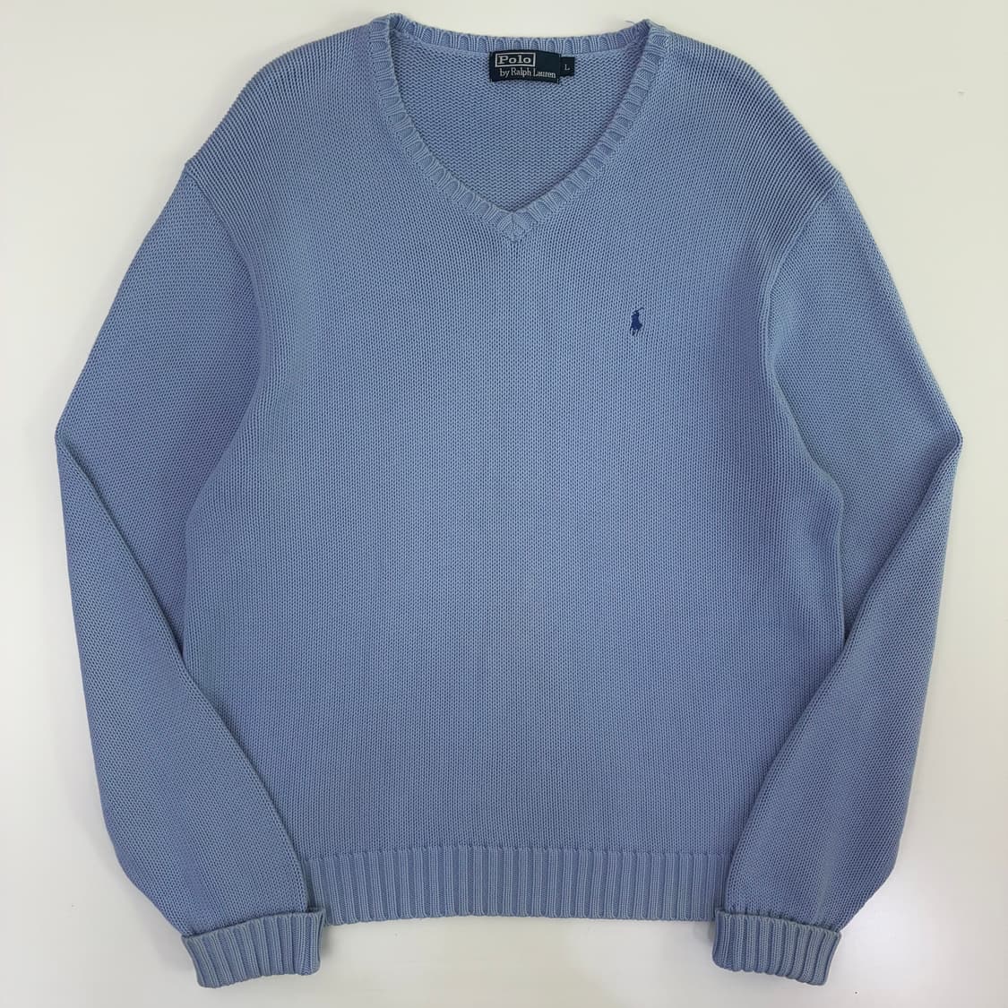 Polo 폴로 랄프로렌 라벤더 코튼 니트 상품이미지1