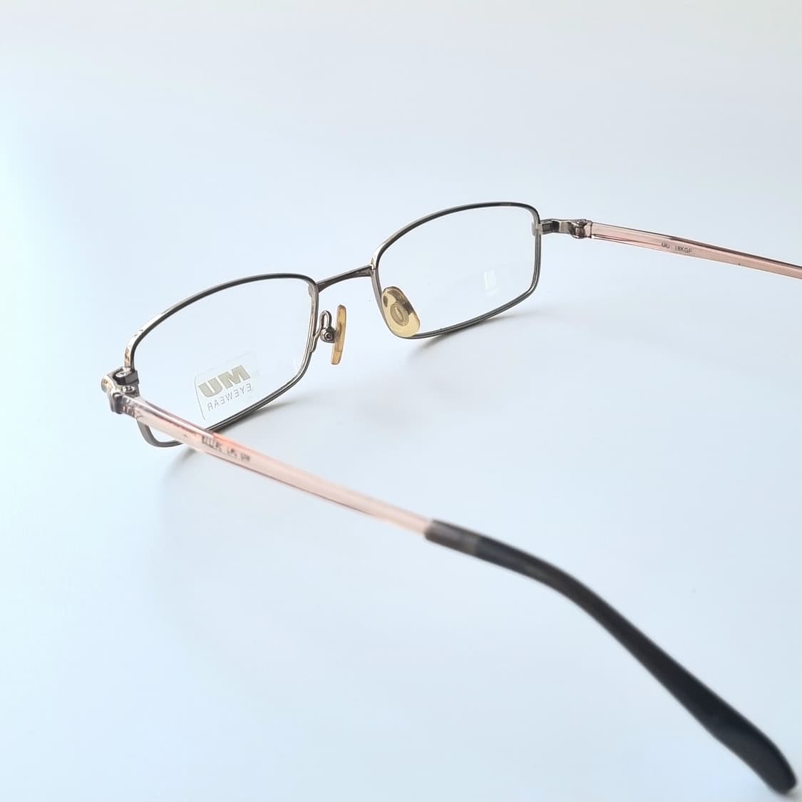 데드스탁 긱시크 사각 메탈 콤비 안경테 1286 상품이미지4