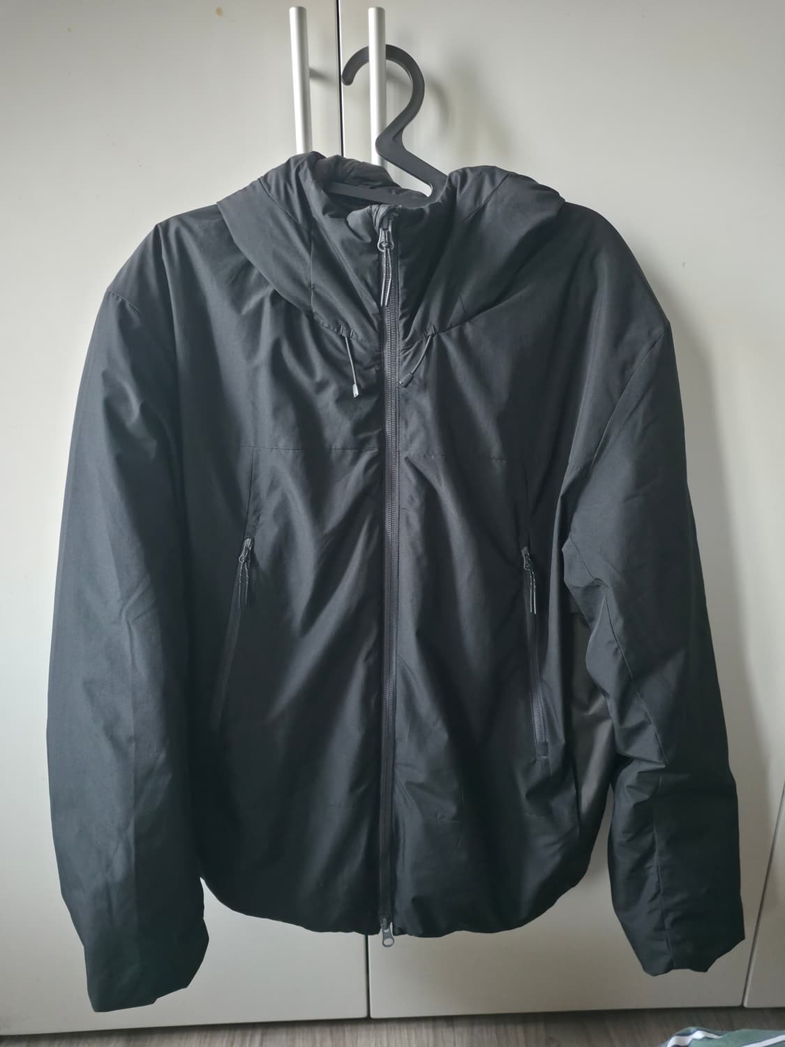 (L)무탠다드 시티레저 패디드 윈드 브레이커 자켓 블랙 상품이미지1