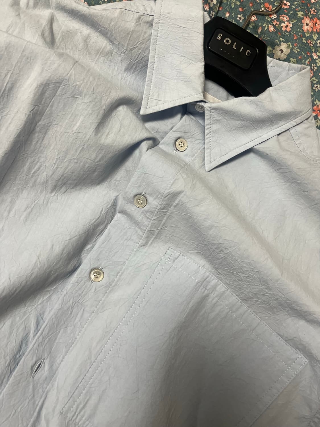 솔리드옴므 크링클오버핏셔츠 상품이미지4