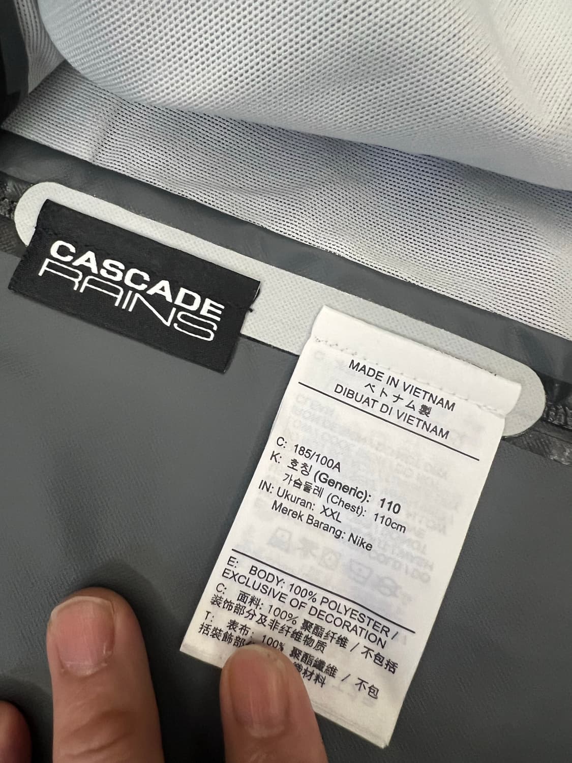 [XXL] 나이키 ACG 스톰핏 ADV 케스케이드 레인 풀 집 자켓 포톤 상품이미지4